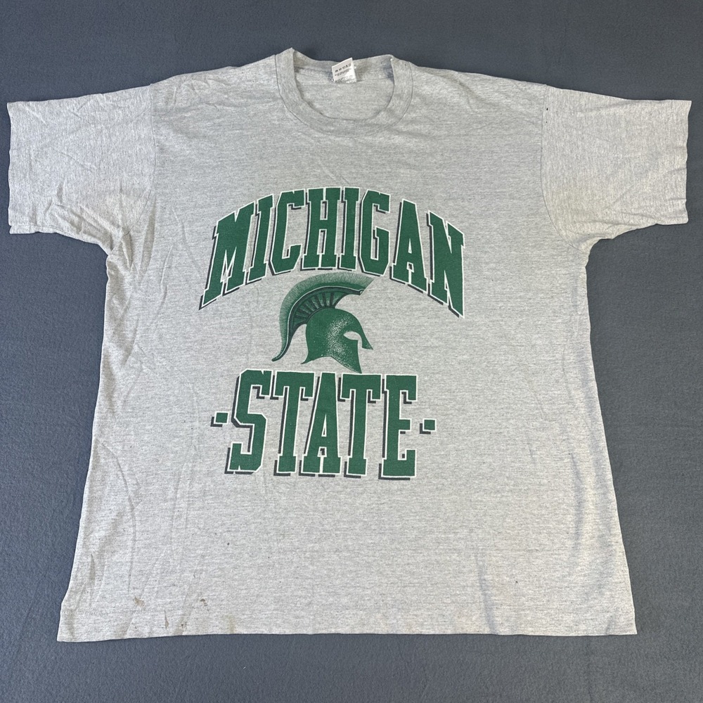 Vintage Michigan State Spartans University Shirt Fruit of the Loom, Mens X-Large